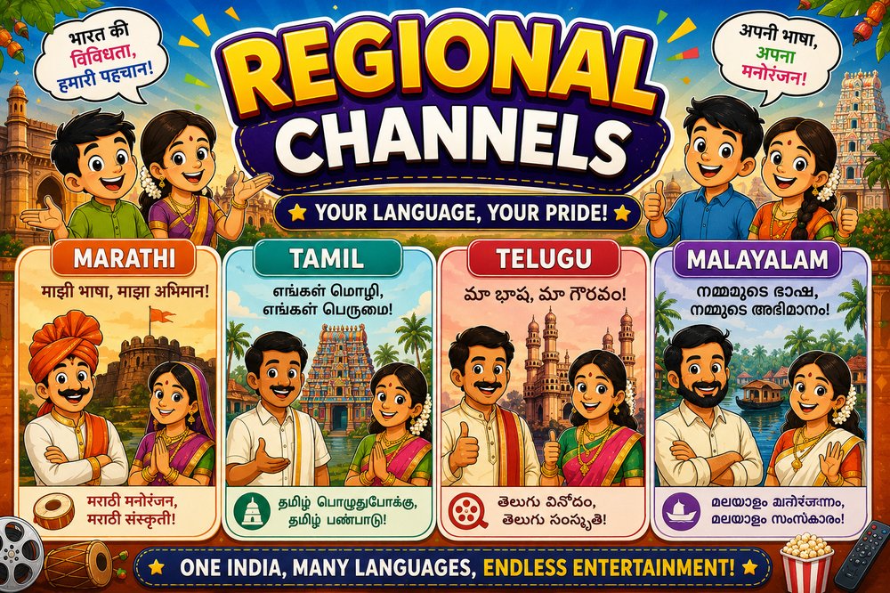 Regional Channels on Charotar Digital IPTV